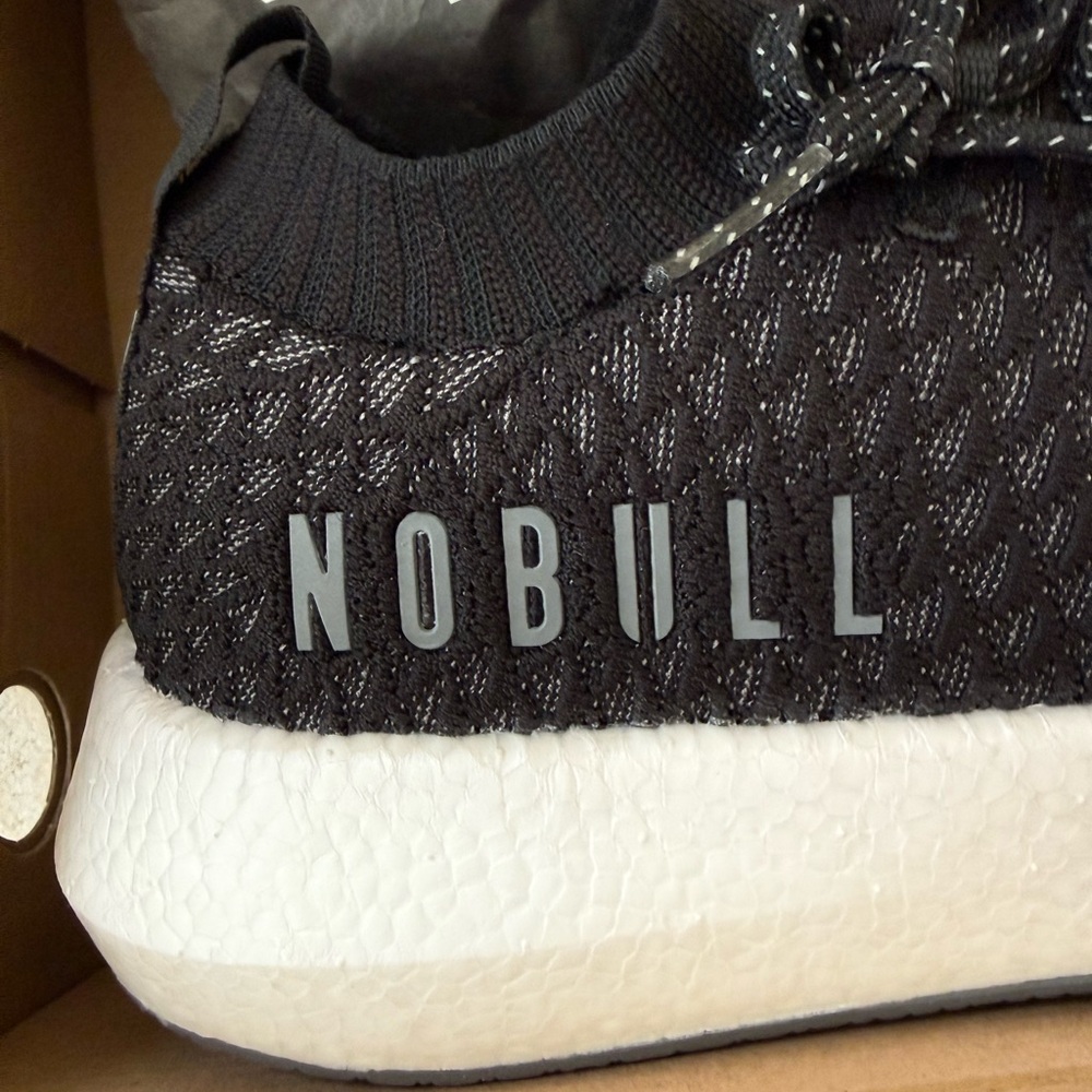 NOBULL Black and Dark Gray Drive Knit Shoes - Picture 7 of 7
